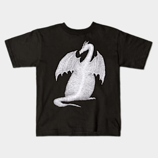 Dragon, pencil drawing Kids T-Shirt